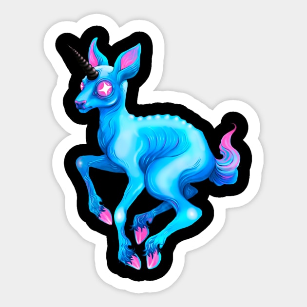 Unicorn Sticker by Bethaliceart